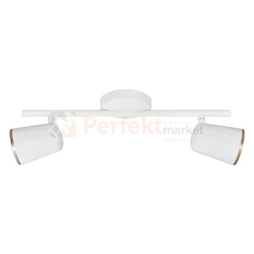 Lampa LED Ficudi biała podwójna 2x6W ścienno-sufitowa regulowana nowowoczesna listwa