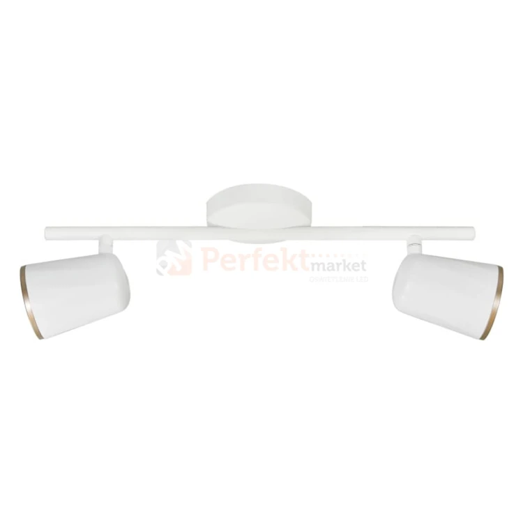 Lampa LED Ficudi biała podwójna 2x6W ścienno-sufitowa regulowana nowowoczesna listwa