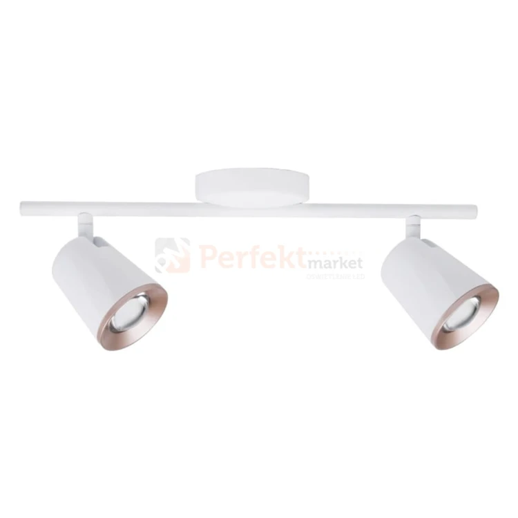 Lampa LED Ficudi biała podwójna 2x6W ścienno-sufitowa regulowana nowowoczesna listwa