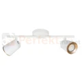 Lampa LED Ficudi biała podwójna 2x6W ścienno-sufitowa regulowana nowowoczesna listwa