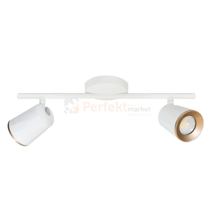 Lampa LED Ficudi biała podwójna 2x6W ścienno-sufitowa regulowana nowowoczesna listwa
