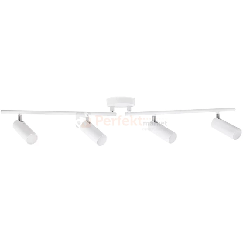 Lampa LED poczwórna Gavi biała 4x 4.5W ścienno-sufitowa regulowana - spotlight 3000K - klasa energetyczna