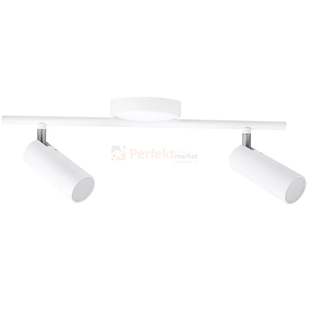 Lampa LED podwójna Gavi biała 2x 4.5W ścienno-sufitowa regulowana - nowoczesny spotlight 3000K