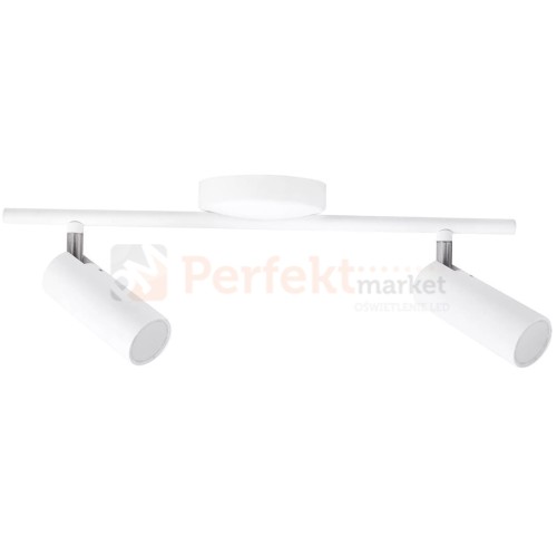 Lampa LED podwójna Gavi biała 2x 4.5W ścienno-sufitowa regulowana - nowoczesny spotlight 3000K