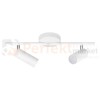 Lampa LED podwójna Gavi biała 2x 4.5W ścienno-sufitowa regulowana - nowoczesny spotlight 3000K