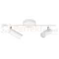 Lampa LED podwójna Gavi biała 2x 4.5W ścienno-sufitowa regulowana - nowoczesny spotlight 3000K