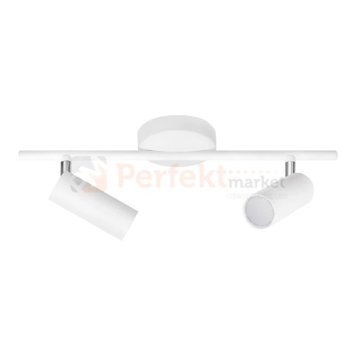 Lampa LED podwójna Gavi biała 2x 4.5W ścienno-sufitowa regulowana - nowoczesny spotlight 3000K