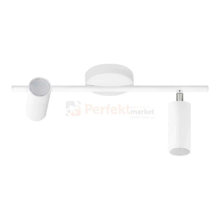 Lampa LED podwójna Gavi biała 2x 4.5W ścienno-sufitowa regulowana - nowoczesny spotlight 3000K