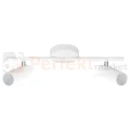 Lampa LED podwójna Gavi biała 2x 4.5W ścienno-sufitowa regulowana - nowoczesny spotlight 3000K