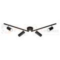 Lampa LED poczwórna Gavi czarna 4x 4.5W ścienno-sufitowa regulowana - nowoczesna listwa LED 3000K