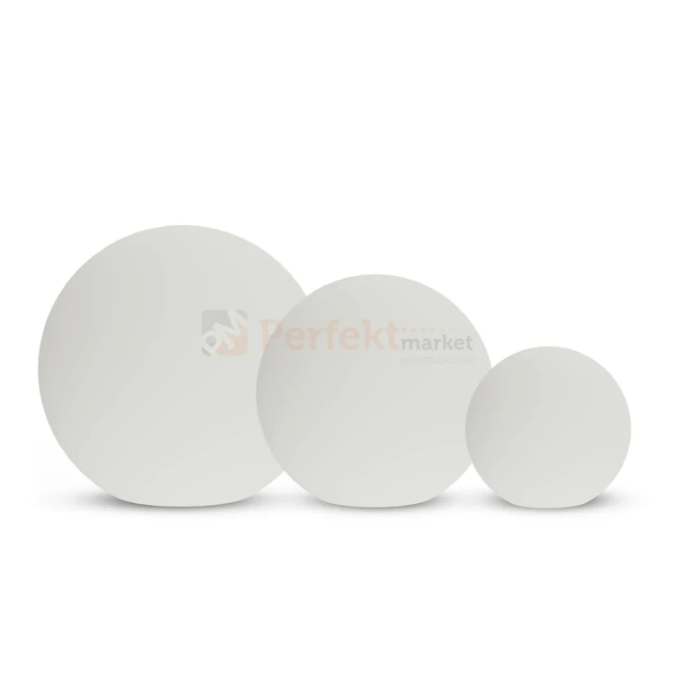 Lampa kula ogrodowa 30 cm biała GLOBO EKO0457 E27 perfektmarket 7.webp
