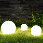 Lampa kula ogrodowa 60 cm biała GLOBO EKO0459 E27 perfektmarket 6.webp