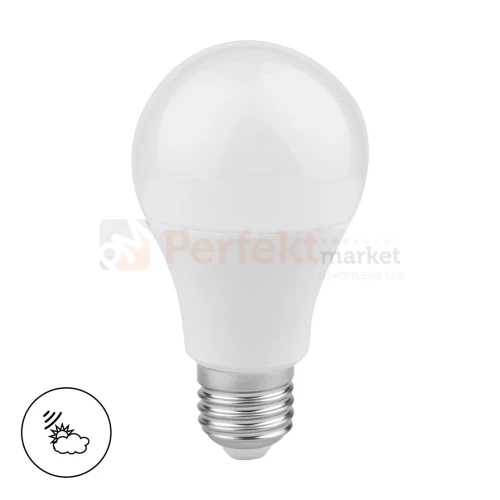 Żarówka LED E27 z czujnikiem zmierzchu 9W A60 E27 3000K perfektmarket.webp