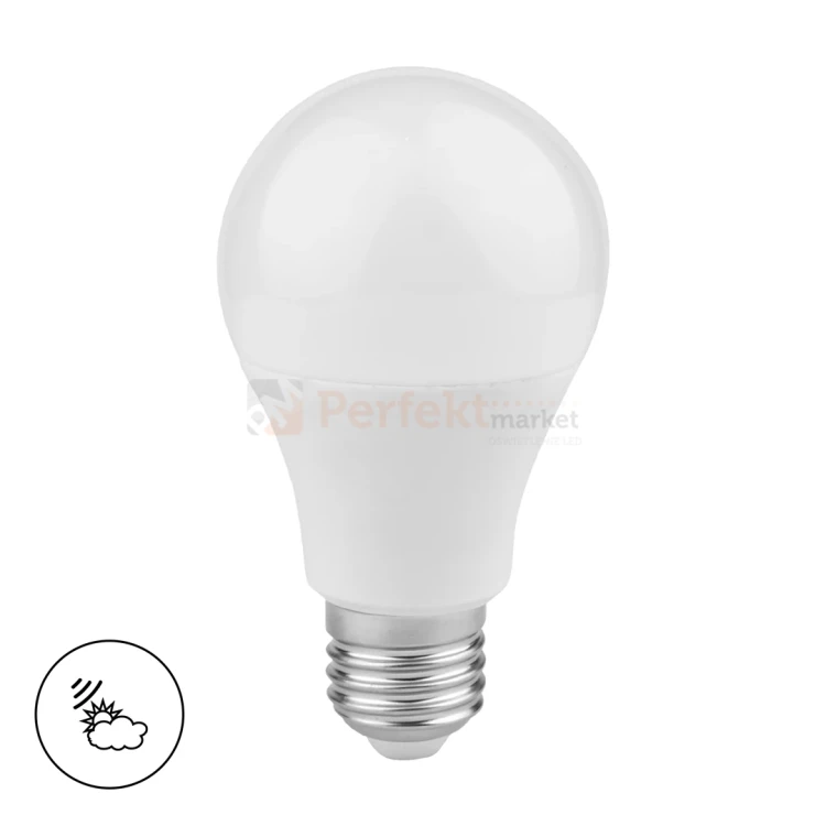 Żarówka LED E27 z czujnikiem zmierzchu 9W A60 E27 3000K perfektmarket.webp