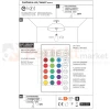 Żarówka LED E27 z pilotem 10W A60 E27 RGB schemat perfektmarket.webp
