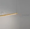 Lampa wisząca złota podłużna BUGA LE41356 Luces Exclusivas 20W 120 cm 3000K detail 1 perfektmarket.webp