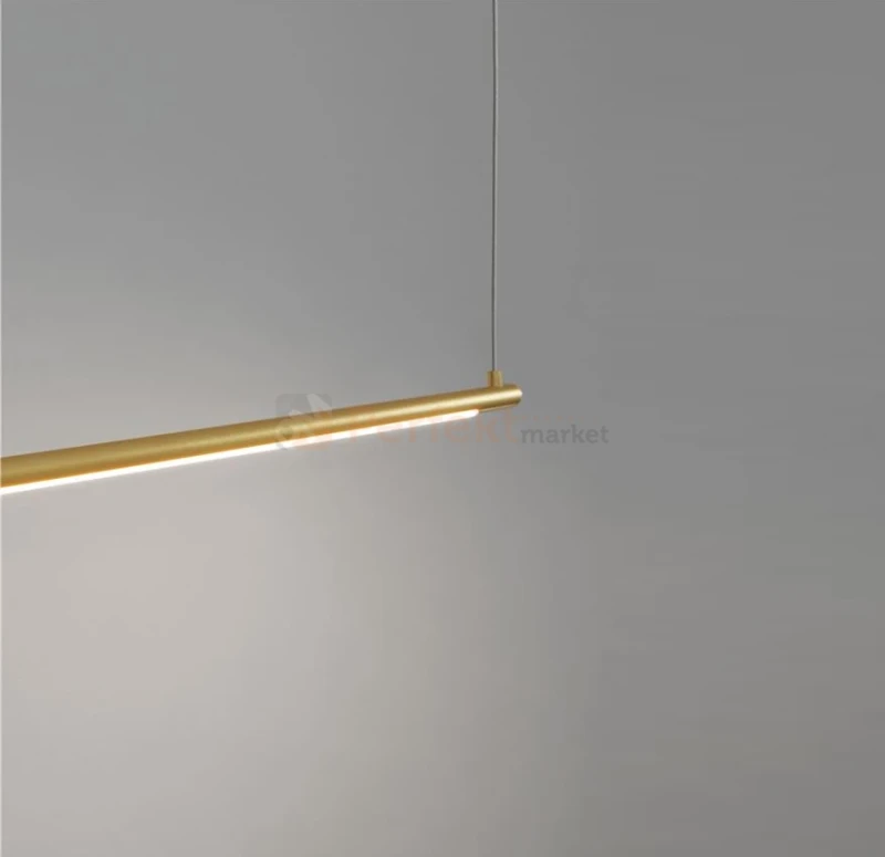 Lampa wisząca złota podłużna BUGA LE41356 Luces Exclusivas 20W 120 cm 3000K wymiary perfektmarket.webp