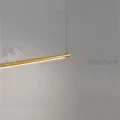 Lampa wisząca złota podłużna BUGA LE41356 Luces Exclusivas 20W 120 cm 3000K detail perfektmarket.webp