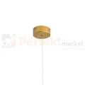 Lampa wisząca złota podłużna LED Maxlight Organic Horizon P0356 36W ciepła 100 cm detail 2 perfektmarket.webp