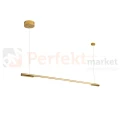 Lampa wisząca złota podłużna LED Maxlight Organic Horizon P0356 36W ciepła 100 cm perfektmarket.webp