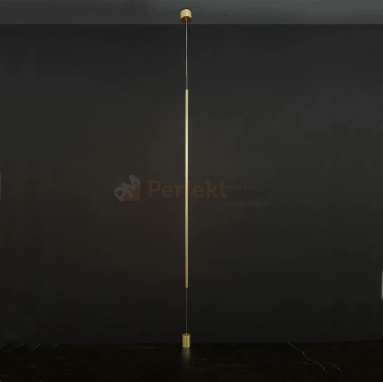 Lampa podłogowo sufitowa tuba długa złota Luces Exclusivas LE41358 BUGA 4 perfektmarket.webp