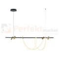 Lampa wisząca LED czarno złota BALBO 2200277L wąż LED CCT reflektorki Zuma Line perfektmarket.webp