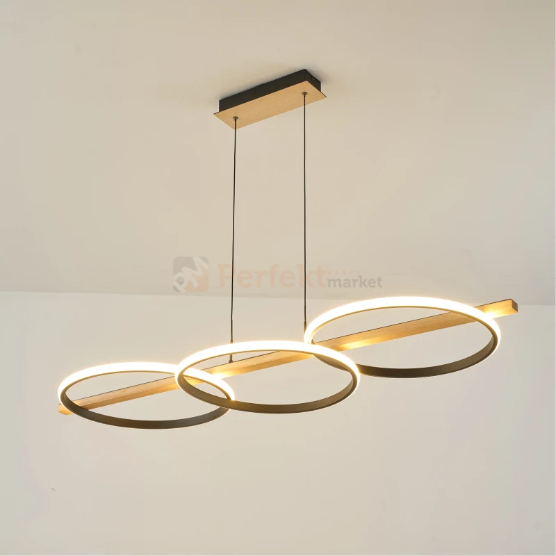 Lampa wisząca LED ALMERIA MD3913-3-3BWLT drewno-czarna Zuma Line wymiary perfektmarket.webp