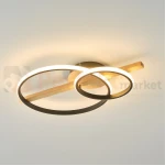 Lampa sufitowa LED ALMERIA MX3913-2-3BWLT drewno-czarna Zuma Line 1 perfektmarket.webp