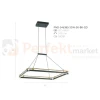 Merlot 44W LED świecący kwadrat PND-54638S-44W-3K-BK-GD wymiar.webp