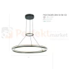 Merlot 28W LED świecący ring PND-54638R-28W-3K-BK-GD Italux wymiary.webp