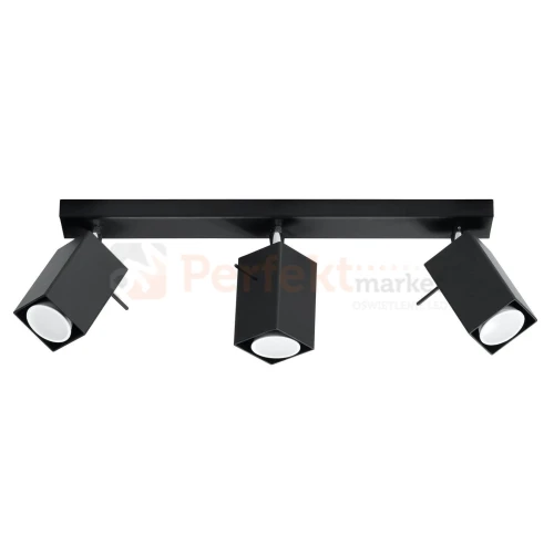 Listwa spot plafon 3xGU10 Merida 3 czarna SL.0101 2 perfektmarket.webp