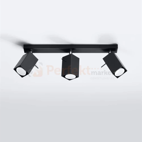 Listwa spot plafon 3xGU10 Merida 3 czarna SL.0101 perfektmarket.webp