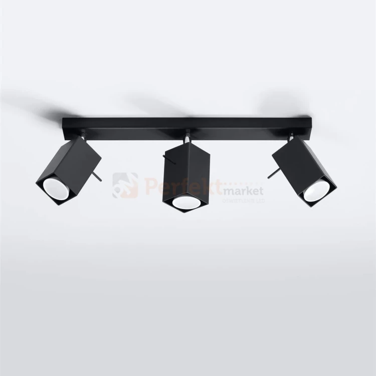 Listwa spot plafon 3xGU10 Merida 3 czarna SL.0101 perfektmarket.webp