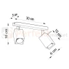 Listwa spot plafon 2xGU10 Merida 2 czarna SL.0100 wymiary perfektmarket.webp