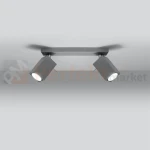 Listwa lampa sufitowa spot plafon 2xGU10 Merida 2 szara SL.0456 1 perfektmarket.webp
