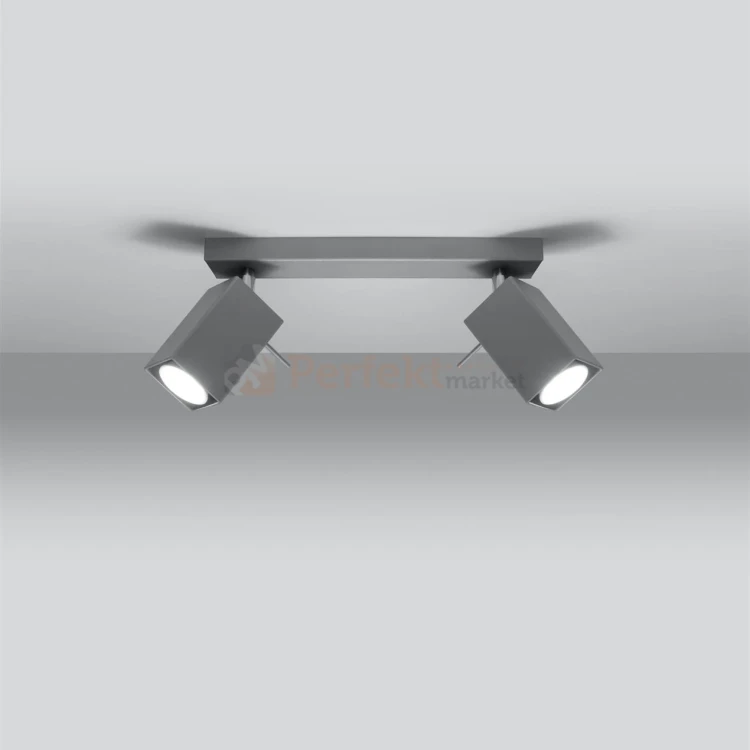 Listwa lampa sufitowa spot plafon 2xGU10 Merida 2 szara SL.0456 1 perfektmarket.webp