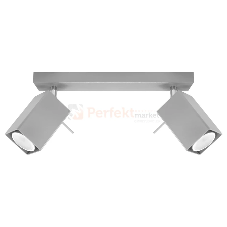 Listwa lampa sufitowa spot plafon 2xGU10 Merida 2 szara SL.0456 2 perfektmarket.webp