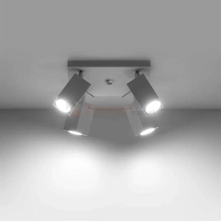 Lampa sufitowa refulowana spot plafon 4xGU10 Merida 4 biały SL.0098 1 perfektmarket.webp