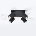 Lampa sufitowa refulowana spot plafon 4xGU10 Merida 4 czarny SL.0102 perfektmarket.webp