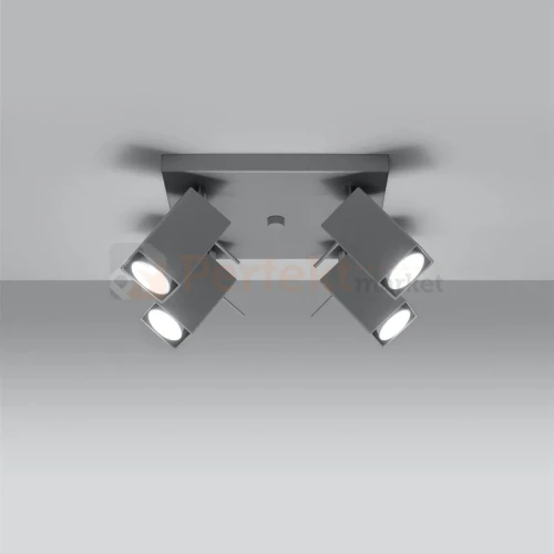 Lampa sufitowa regulowana spot plafon 4xGU10 Merida 4 szary SL.0458 1 perfektmarket.webp