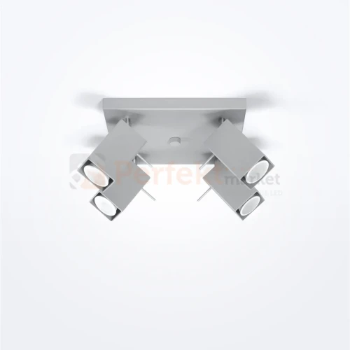 Lampa sufitowa regulowana spot plafon 4xGU10 Merida 4 szary SL.0458 perfektmarket.webp