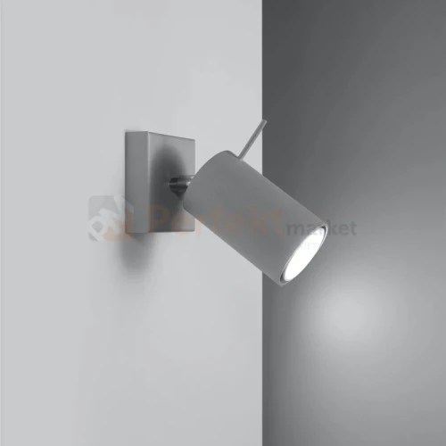 Lampa ścienno sufitowa kierunkowa Ring SL.0449 szara 1 perfektmarket.webp