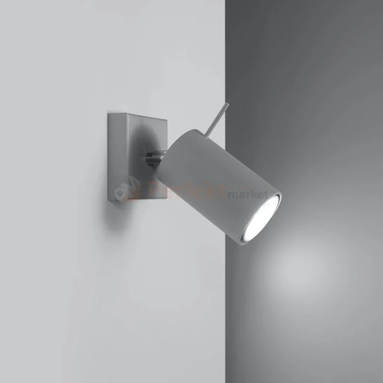 Lampa ścienno sufitowa kierunkowa Ring SL.0449 szara 1 perfektmarket.webp