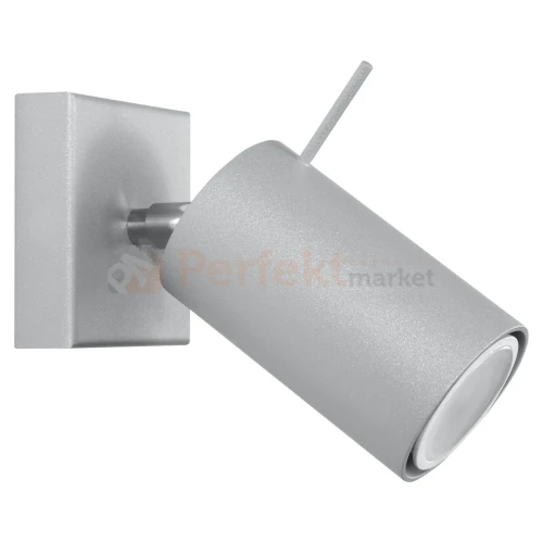 Lampa ścienno sufitowa kierunkowa Ring SL.0449 szara 2 perfektmarket.webp