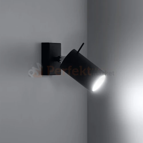 Lampa ścienno sufitowa kierunkowa Ring SL.0091 czarna 1 perfektmarket.webp