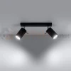 Lampa sufitowa listwa spot plafon 2xGU10 Ring 2 czarny SL.0092 perfektmarket 1.webp