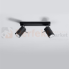 Lampa sufitowa listwa spot plafon 2xGU10 Ring 2 czarny SL.0092 perfektmarket.png