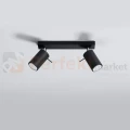 Lampa sufitowa listwa spot plafon 2xGU10 Ring 2 czarny SL.0092 perfektmarket.webp