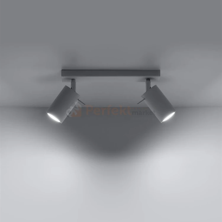 Lampa sufitowa listwa spot plafon 2xGU10 Ring 2 biały SL.0088 perfektmarket 1.webp