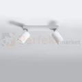 Lampa sufitowa listwa spot plafon 2xGU10 Ring 2 biały SL.0088 perfektmarket.webp
